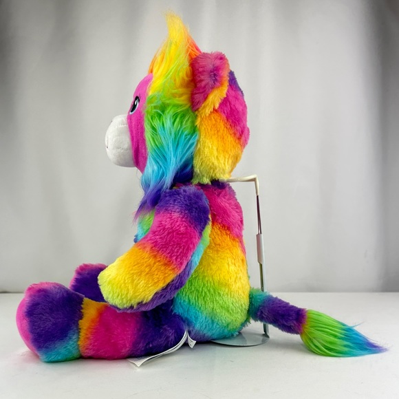 Build a Bear Color Craze Lion Plush 17” Inch Rainbow Stuffed Animal Retired BAB - Picture 5 of 9